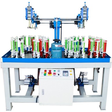 Trenzadora Industrial | Ideal para Cordón Plano y Elástico