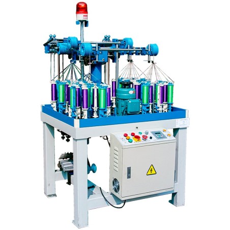 Máquina Trenzadora de Dos Líneas |Cuerda Redonda Rígida y Elástica