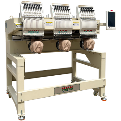 Máquina Bordadora Feiya 3 Cabezales para Producción Textil