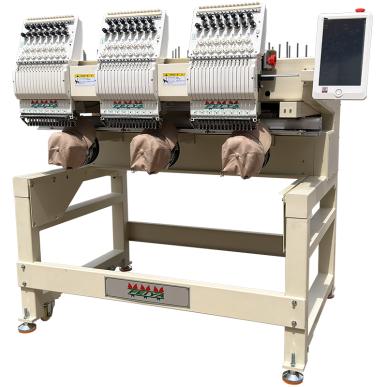 Máquina Bordadora Feiya 3 Cabezales para Producción Textil